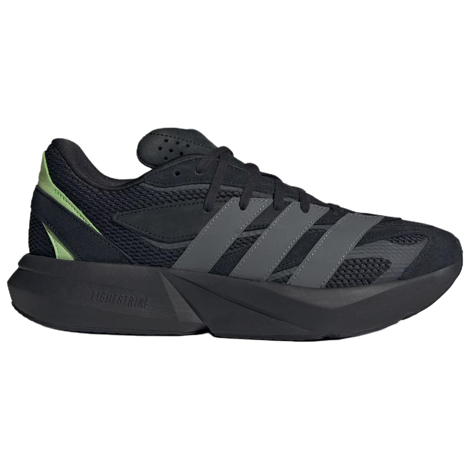 Adidas LIGHTBLAZE Mesh Abrasion Resistant Low top Running Shoes Men’s Black
