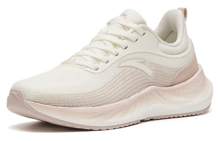 Anta Martian Foam Textile, TPU Abrasion Resistant Breathable Low top Running Shoes Women’s White Gray