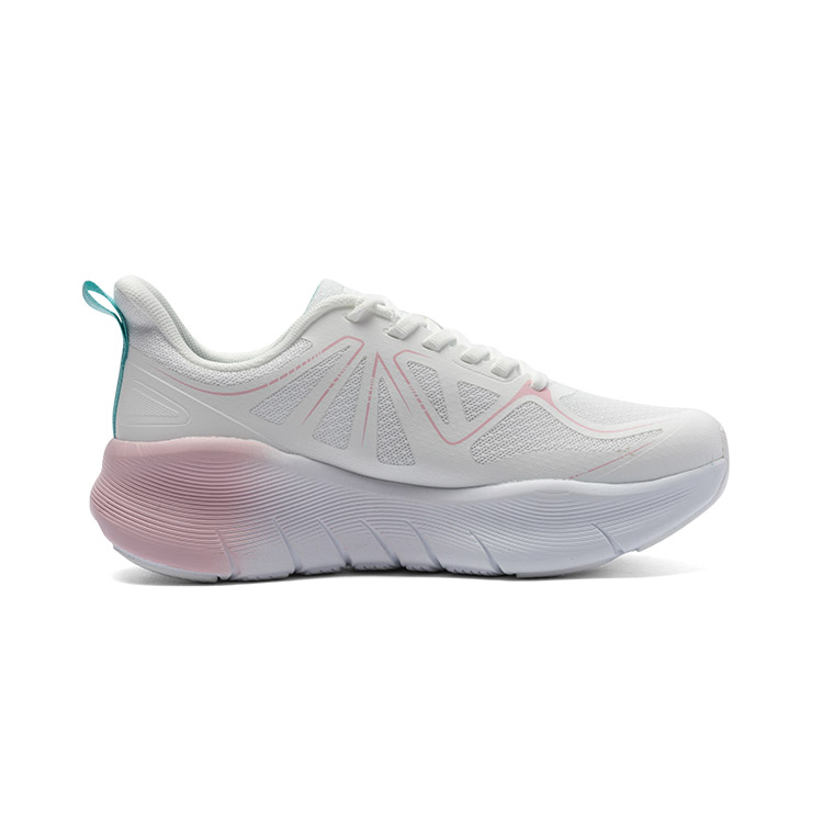 LPMX Cushioning Slip Resistant Abrasion Resistant Breathable Low top Running Shoes Women’s White