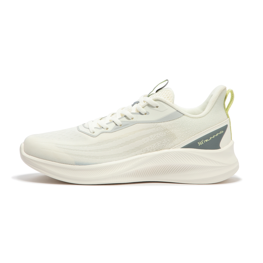 361° Slip Resistant Abrasion Resistant Low top Running Shoes Men’s White Gray