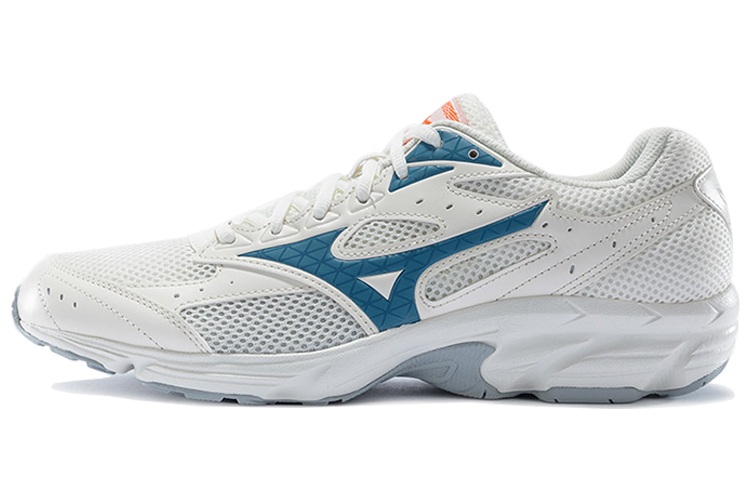 Mizuno SPARK CN SPARKCN comfortable mesh shock-absorbing anti-slip breathable rebound low-top running shoes men's white blue
