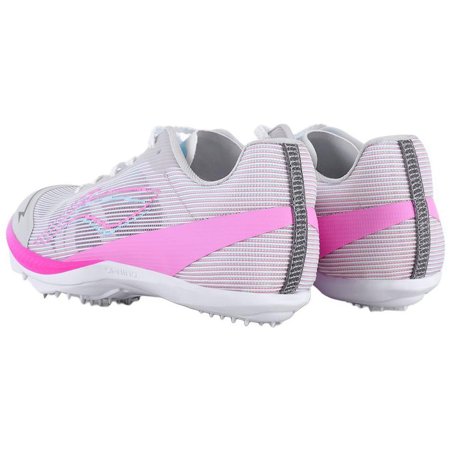 Li Ning Slip Resistant, Breathable, Lightweight Low top Carbon Plate Training Running Shoes Unisex Gray Purple