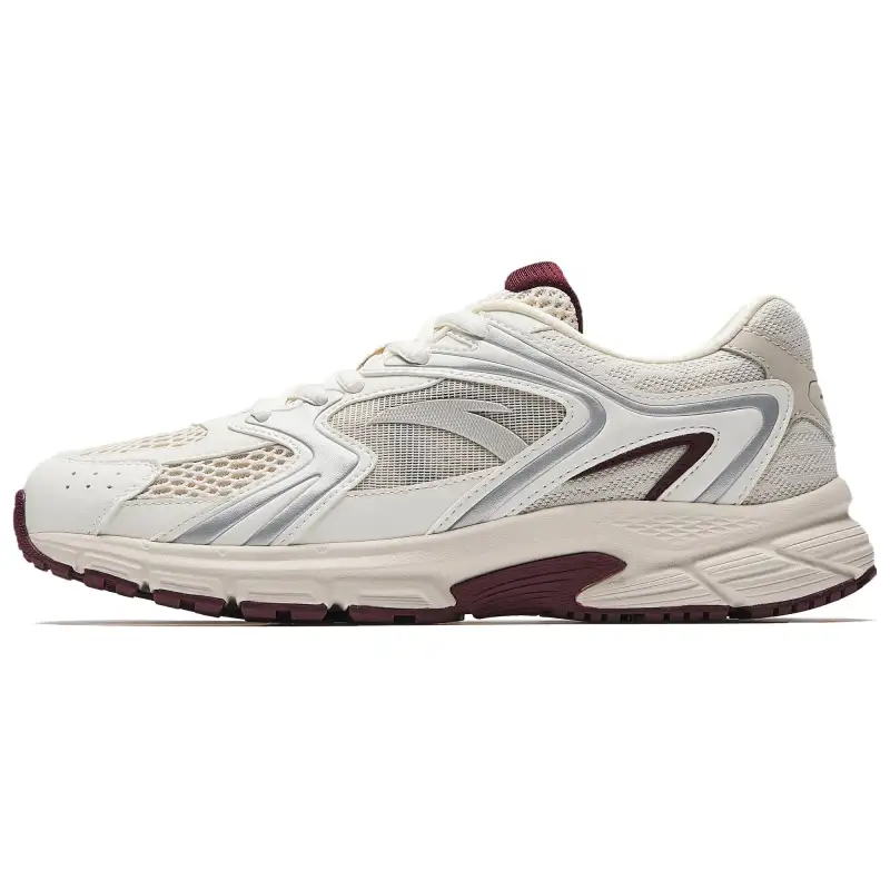 Anta Cushioning Slip Resistant Breathable Lightweight Height Increasing Low top Casual City Commuting Running Shoes