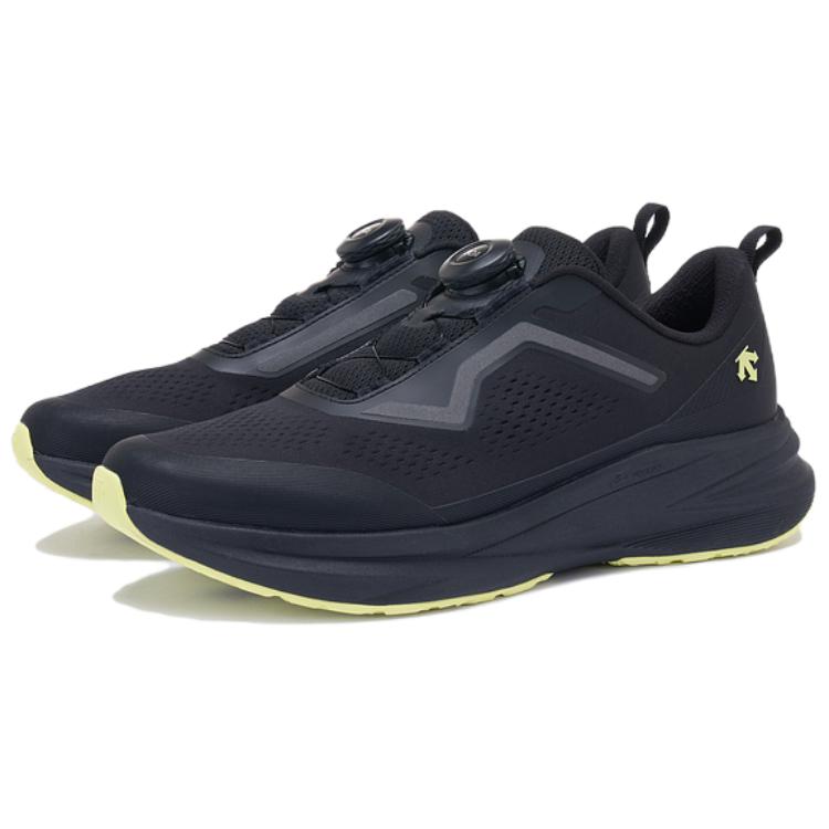 DESCENTE RUNNING Cushioning Breathable Low top Casual Running Shoes Men’s Black