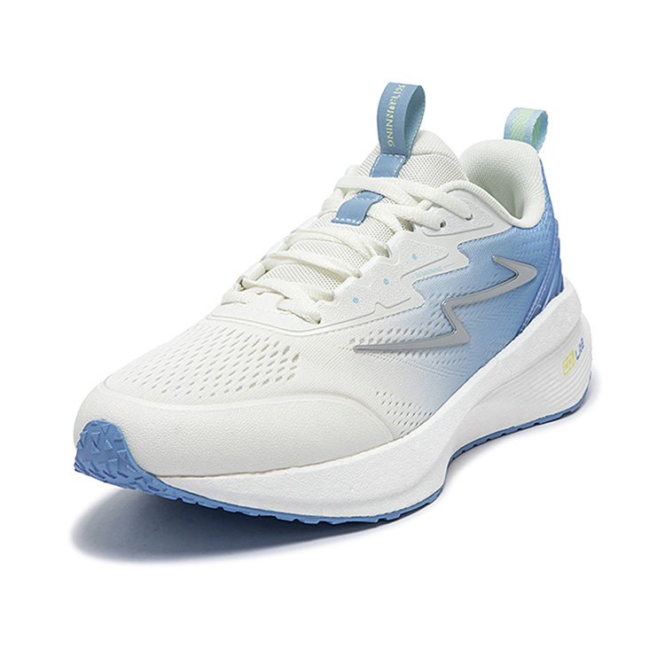 361° Popping Foam Slip Resistant Abrasion Resistant Low top Casual Running Shoes Men’s White Blue