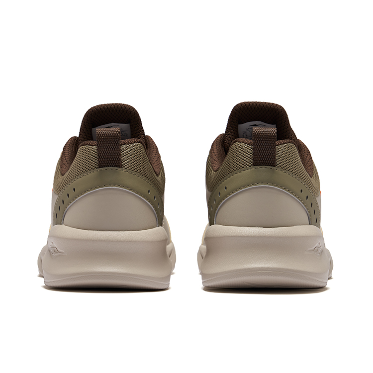 Erke Cushioning, Wear Resistant Low top Casual Training City Commuting Running Shoes Men’s Brown