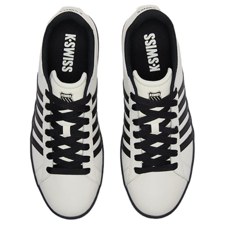 K·SWISS Synthetic Leather Low top Running Shoes Men’s White Black