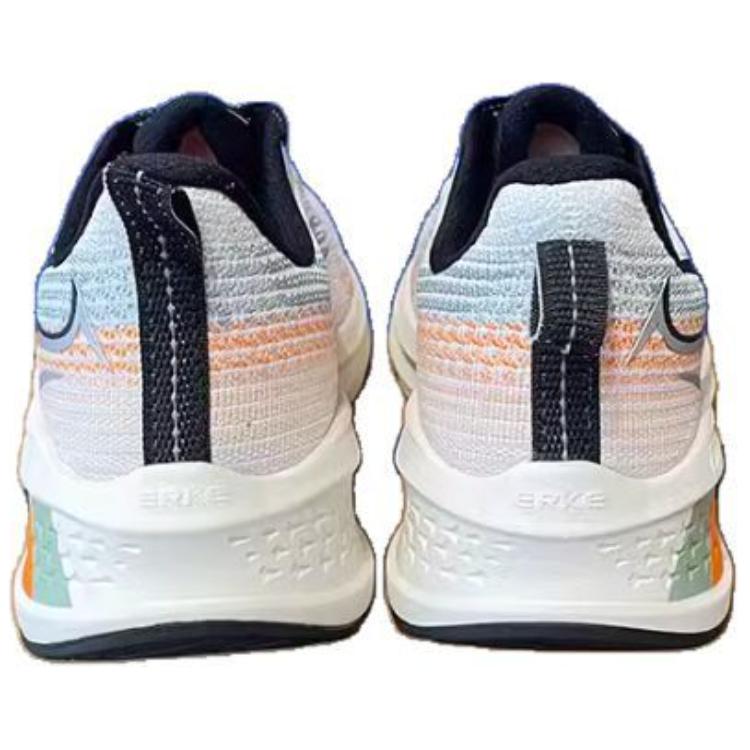 Erke Comfortable Abrasion Resistant Low top Running Shoes Men’s Gray Orange