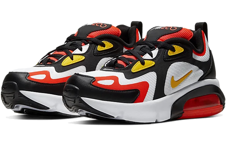 Женские кроссовки Nike Air Max 200 (черно-белый) — Чёрный / белый — фото 3