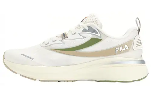FILA NUVOLE Fabric Low top Running Shoes Men's Micro White