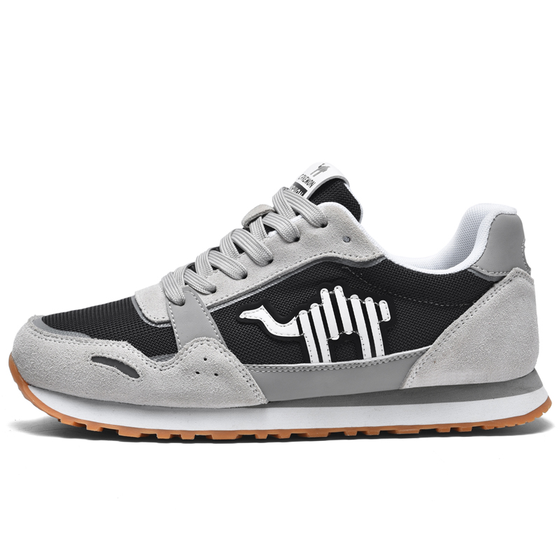 LINGHANGLUOTUO Fabric Slip Resistant Coverage Lightweight Low top Sprint Running Shoes Men’s