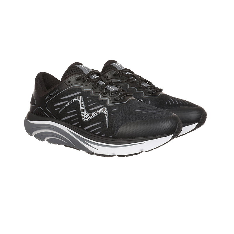 MBT Running Shoes Men’s Low Top Black/Gray/White