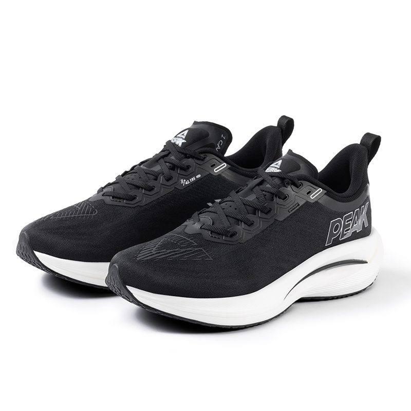 PEAK Running Shoes Men’s Low Top Black