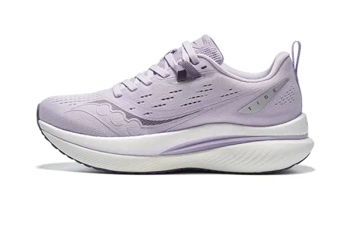 Saucony Tide Slip Resistant Abrasion Resistant Low top Running Shoes Women's Purple