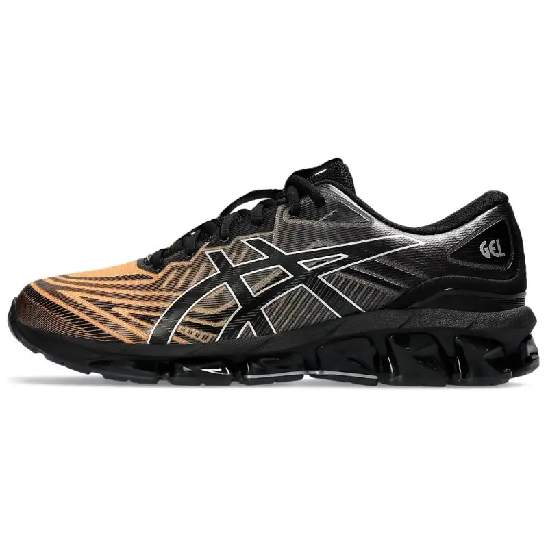 Asics GEL Quantum 360 7 Comfortable And Lightweight Low top Casual Running Shoes Men's Black Orange