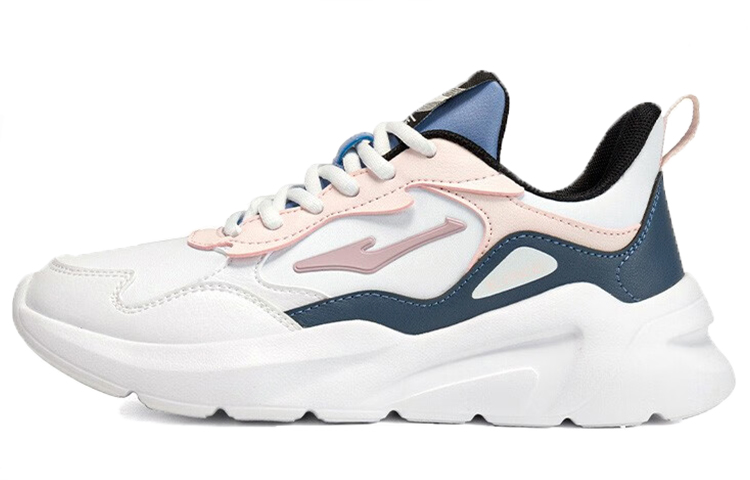 Erke Low top Casual Running Shoes Women’s White Blue Pink