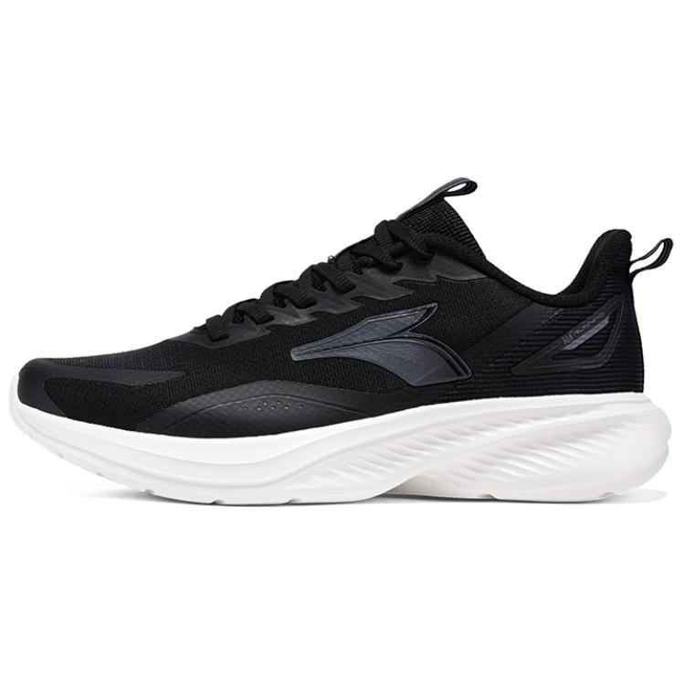 361° Comfortable Slip Resistant, Abrasion Resistant, Lightweight Low top Casual Running Shoes Men’s Black White