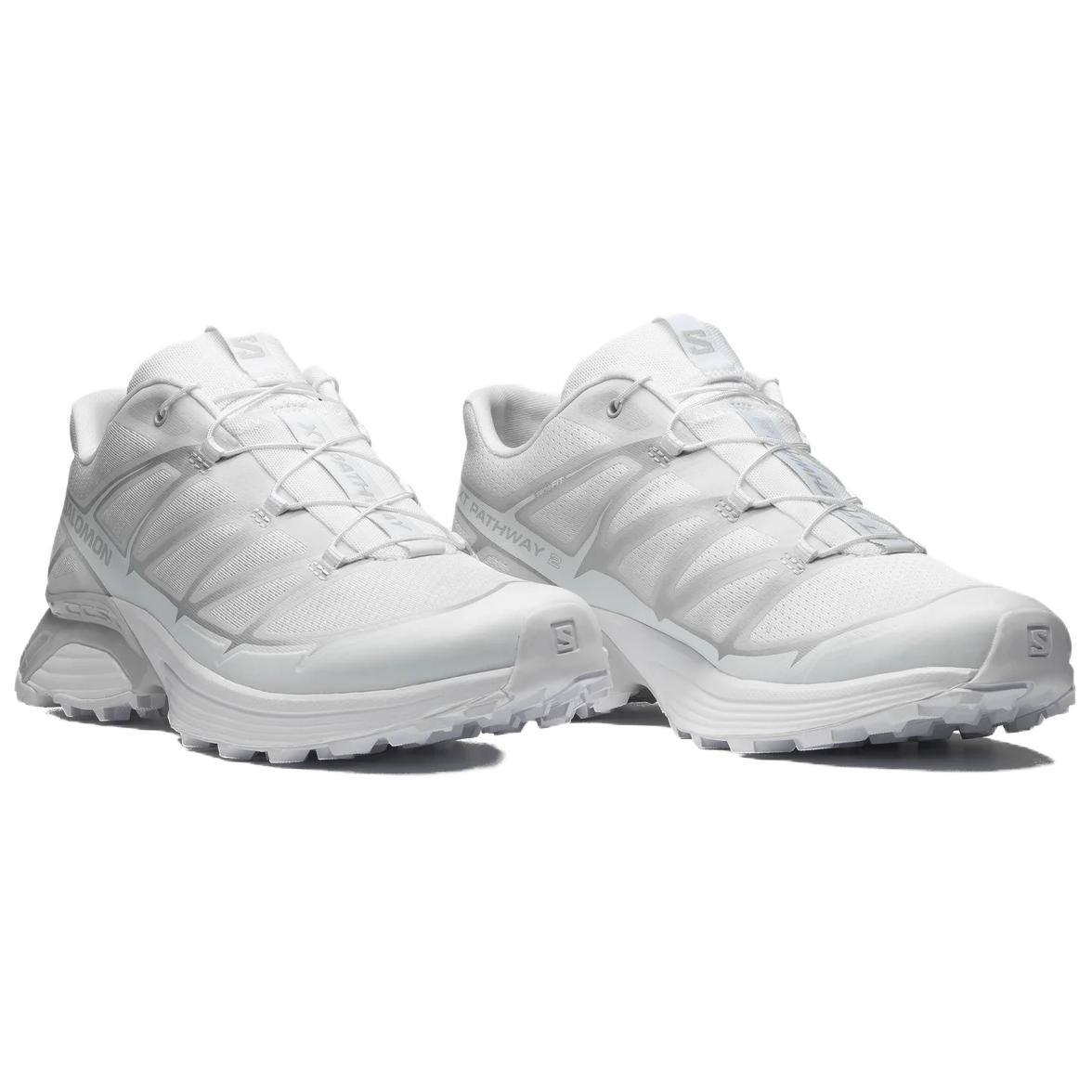 SALOMON XT Pathway Low top Running Shoes Unisex White Gray
