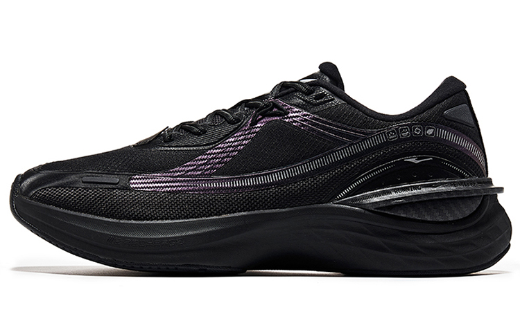 Erke Comfortable Cushioning Slip Resistant Abrasion Resistant Low top Running Shoes Men’s Black