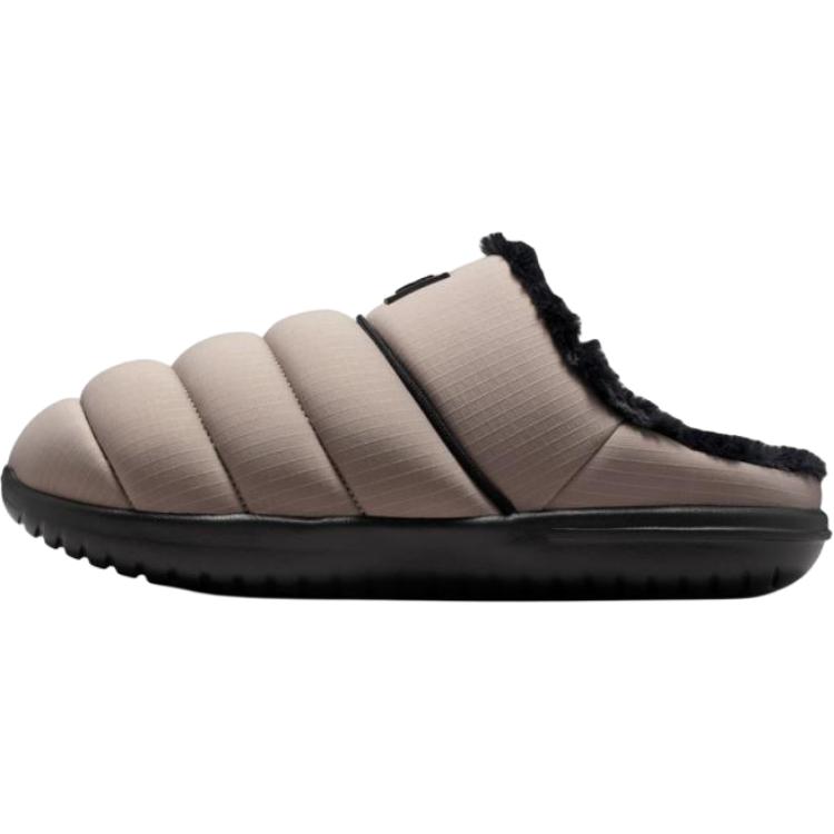 Мужские тапочки Nike Nike Burrow SE (серо-черные)