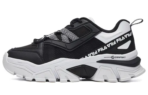 FILA Buffer Low Running Shoes Black/White Women's