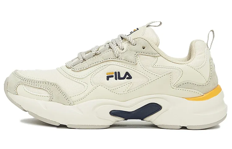 FILA Breathable Low top Athletic Shoes Unisex Beige