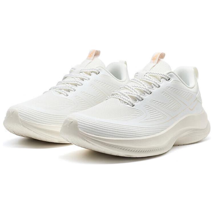 XTEP Abrasion Resistant Slip Resistant Low top Casual Running Shoes Women’s White