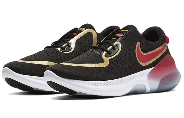 Кроссовки Nike Joyride Run 2 (черно-красно-золотые) — 黑/白色/健身红/金属金 — фото 3