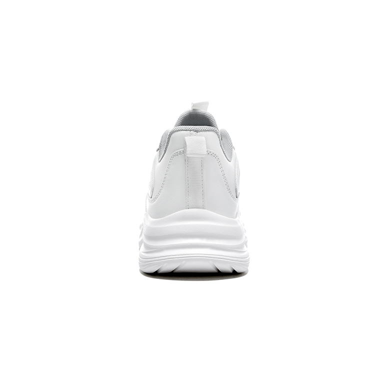 Warrior Cushioning Slip Resistant Abrasion Resistant Lightweight Rebound Low top Running Shoes Unisex White Gray