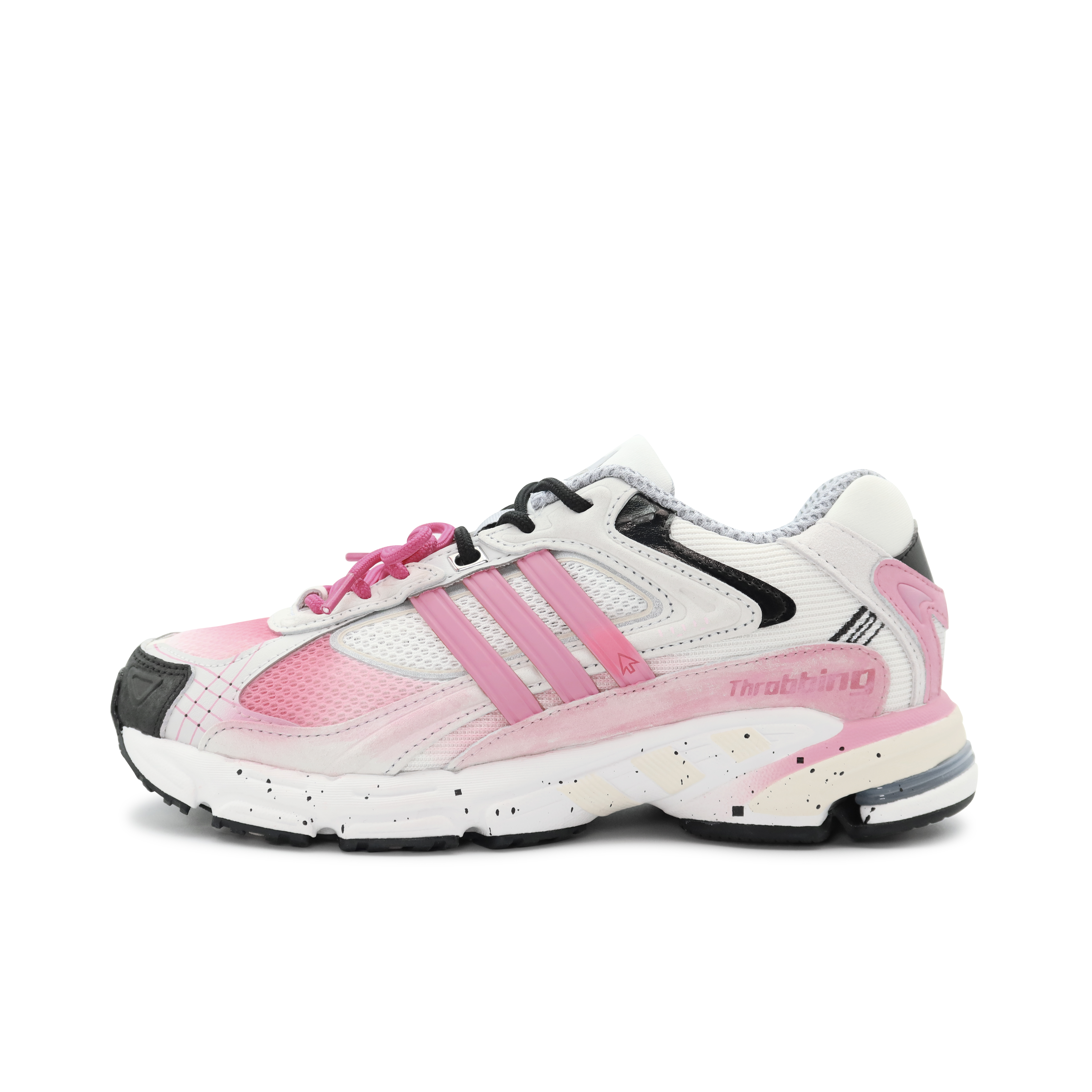 Adidas Originals Response Slip Resistant Abrasion Resistant Low top Running Shoes Unisex Black Pink