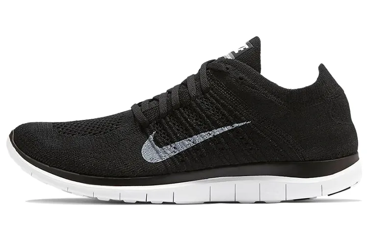 Nike Free 4.0 Flyknit 'Black White Grey'