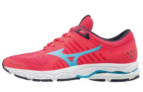 Mizuno Wave Stream Cozy Wear resistant Pink Blue Women's
