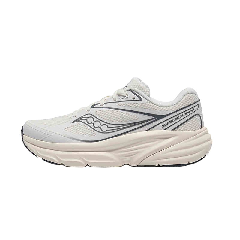 Saucony Guard AMR Low top Casual Training Sprint City Commuting Running Shoes Unisex White Gray