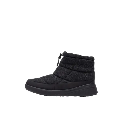 THE NORTH FACE Nuptse Short Outdoor Boots Women's Black Gray