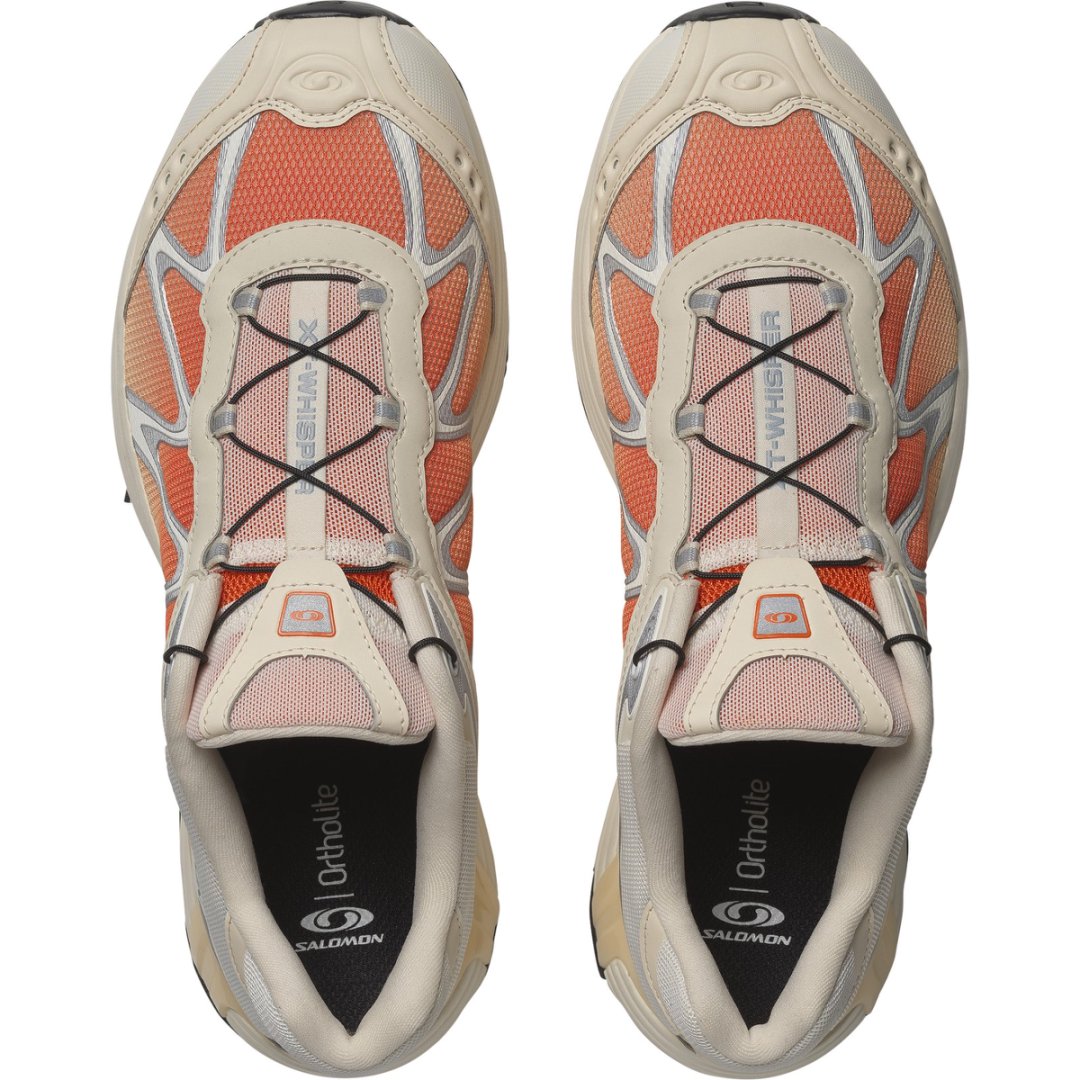 SALOMON XT WHISPER Cushioning Coverage Support Breathable Low top Casual Running Shoes Unisex Pink Orange