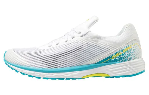 Mizuno Women's Duel Sonic 'White Blue' Women's