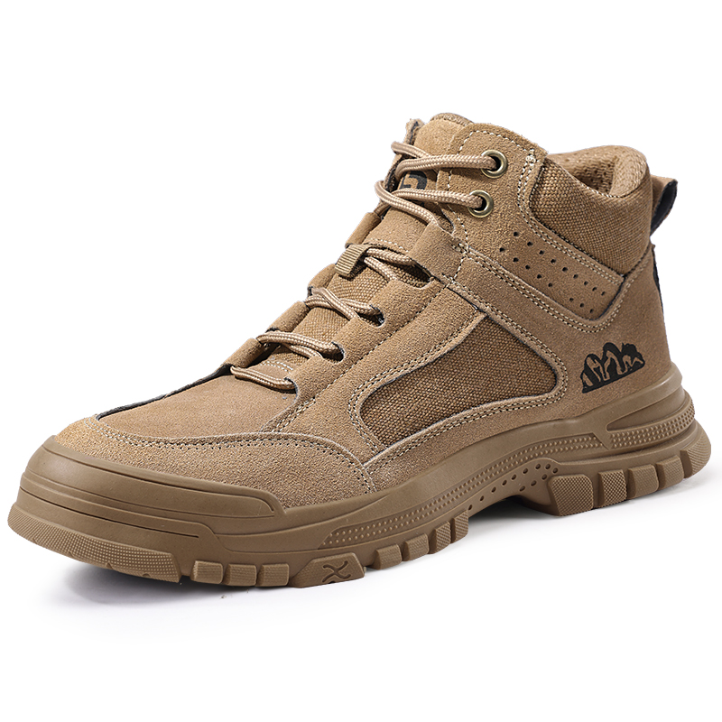 GUYISA Safety Shoes Unisex Brown