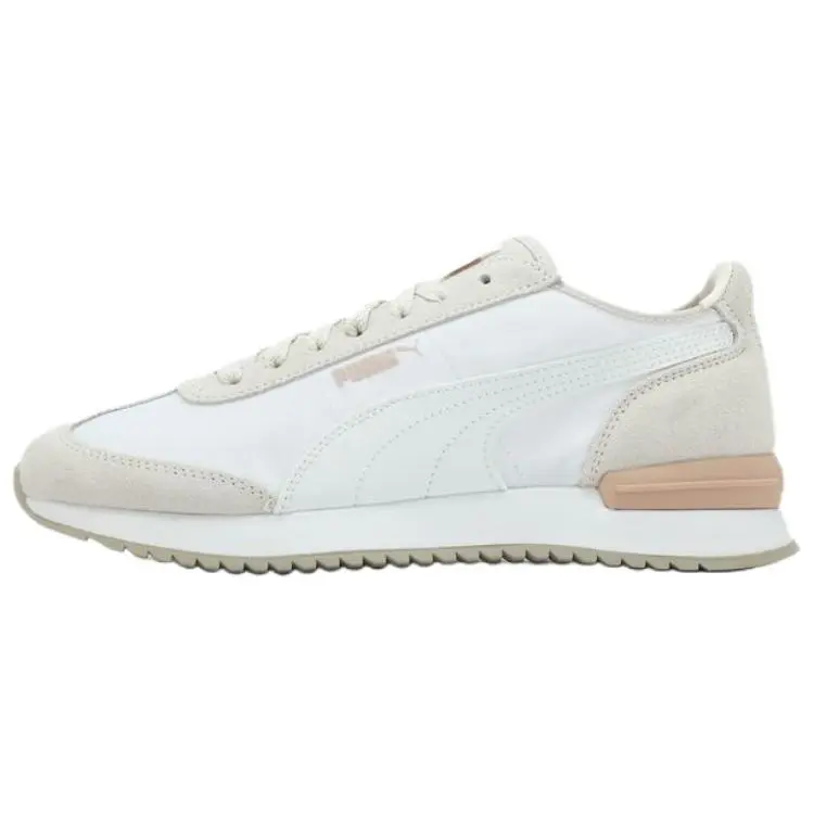 PUMA R78 Slip Resistant Abrasion Resistant Low top Running Shoes Unisex White Gray
