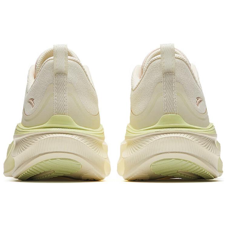 Anta Slip Resistant Abrasion Resistant Low top Running Shoes Women’s Beige Yellow