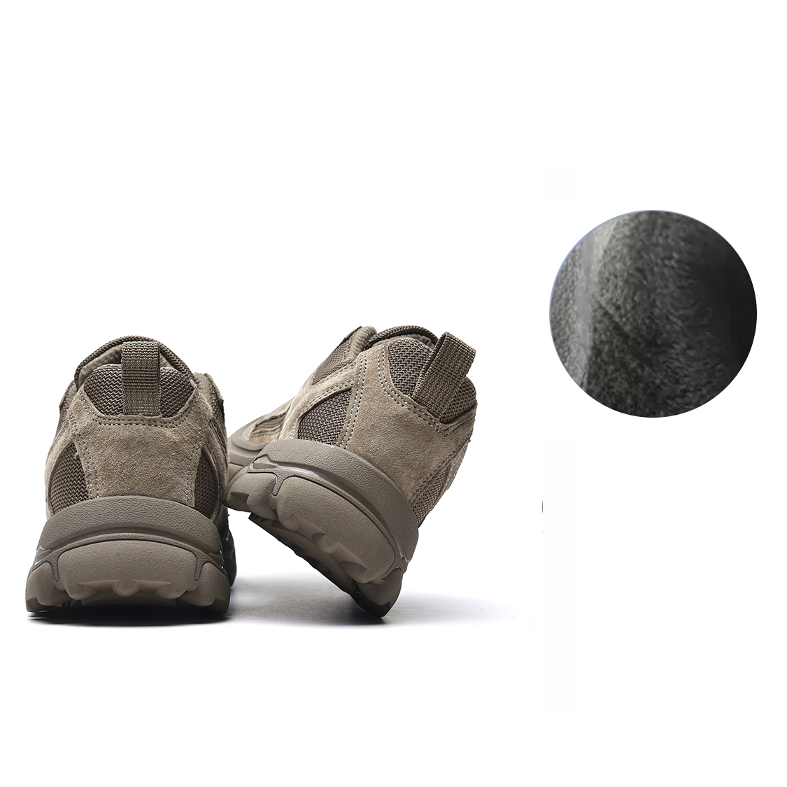 Jeep Hiking, Fleece Lined And Thickened Low top Outdoor Shoes Men’s Camel