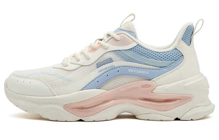 361° NFO Chunky Sneakers Women's Low Top White/Blue/Pink