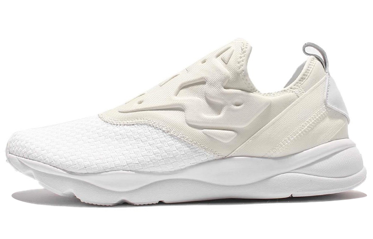 Reebok Furylite Slip on Low top Running Shoes Men's White Brown