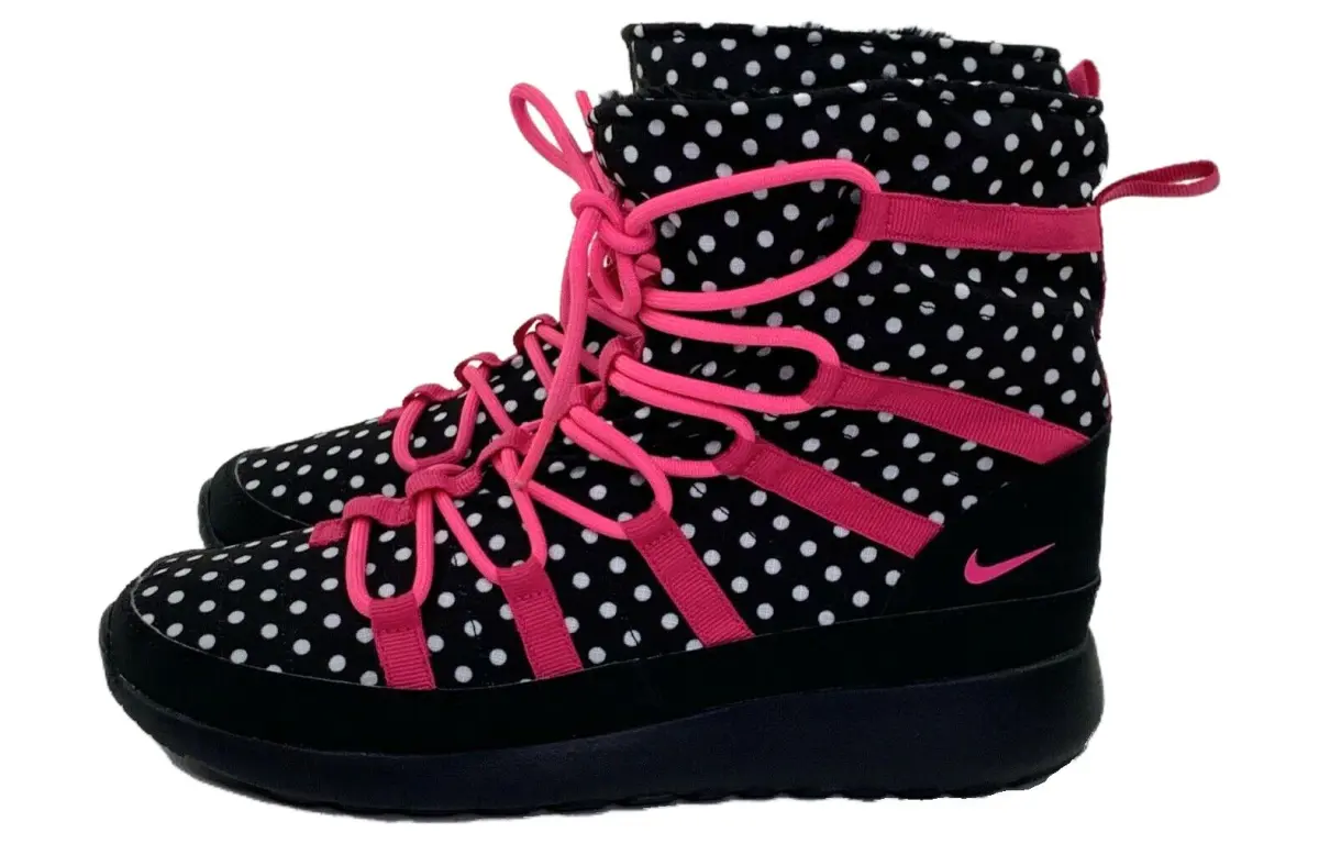 Nike Roshe One Hi 'Black Pink' Gs