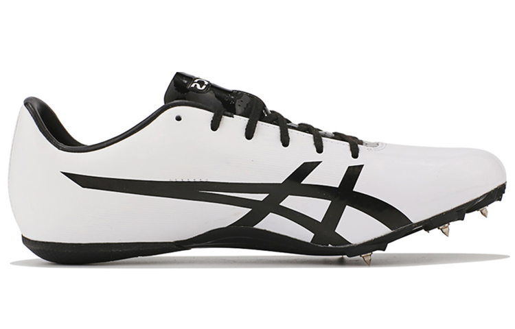 Шиповки ASICS Hyper Sprint 7 (бело-черная) — Белый / чёрный — фото 2