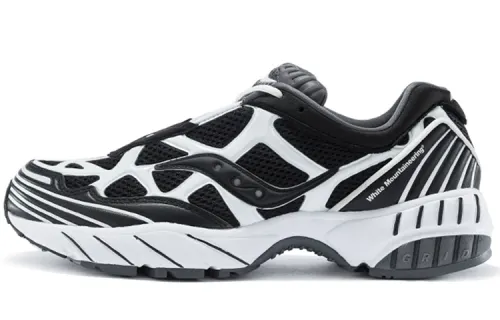 saucony Grid Web White Mountaineering Black White