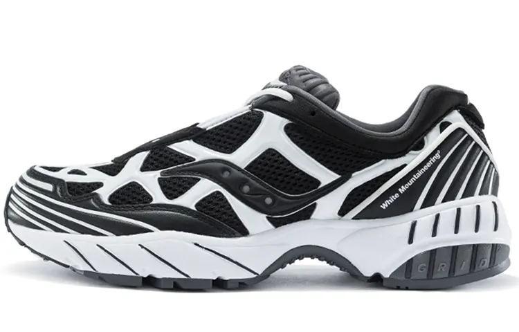 saucony Grid Web White Mountaineering Black White