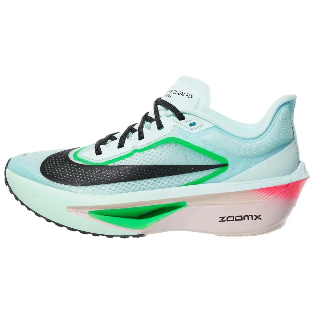 Nike Zoom Fly 6 Low top ZoomX Midsole Casual Marathon Racing Running Shoes Women's Blue