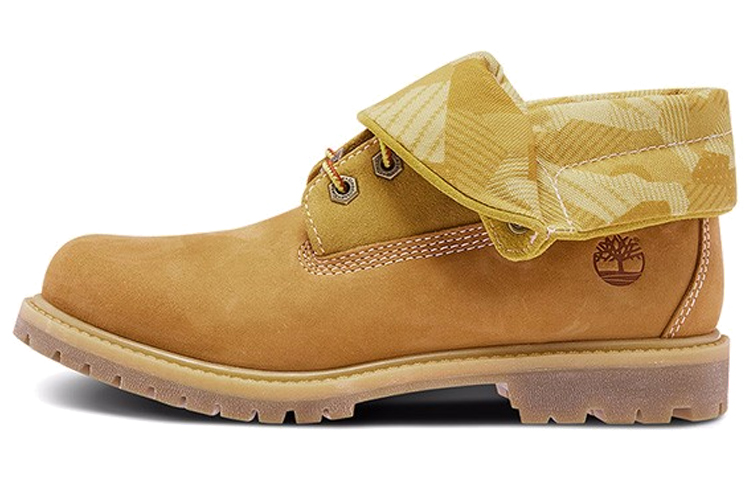 Женские ботинки Timberland Roll Top (желтые)