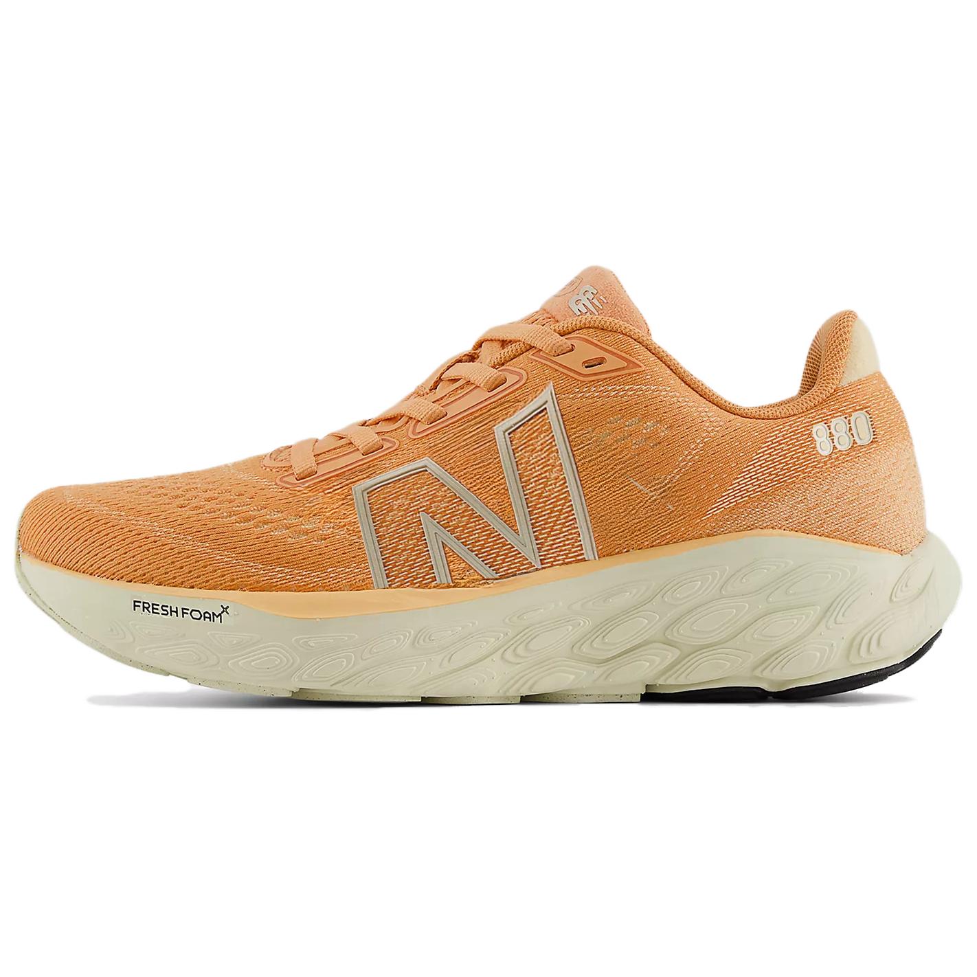 New Balance 880v14 soft and comfortable low-top running shoes for women, orange