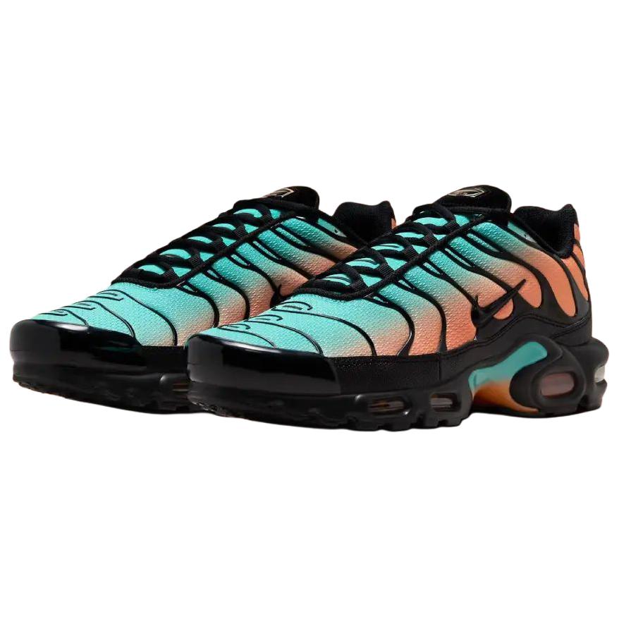 Nike Air Max Plus Mesh Abrasion Resistant Low top Casual Running Shoes Unisex Pink Cyan